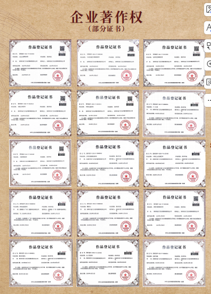 营业执照证书，红色印章，正式文档格式，白色背景